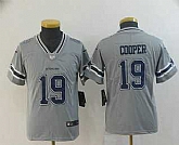 Youth Dallas Cowboys #19 Amari Cooper Grey 2019 Inverted Legend Stitched NFL Nike Limited Jersey,baseball caps,new era cap wholesale,wholesale hats
